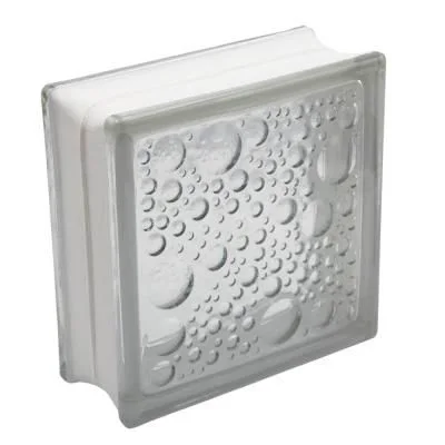 Design glass block Savona in clear glass.