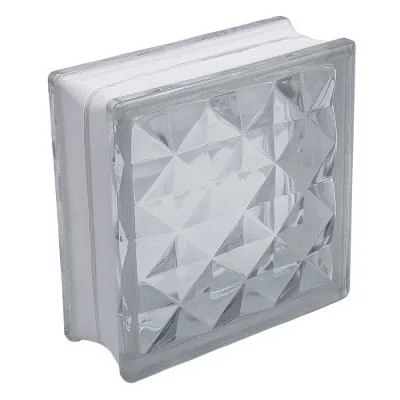 Basic glass block DIAMOND in clear glass.