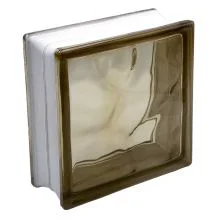 Basic glass block CLOUD BRONZE.