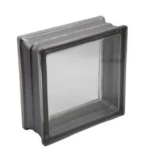 Design glass block FULL VIEW, REFLECTIVE ANTHRACITE.
