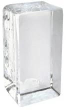 Crystal Collection Classic Glossy small glass brick.