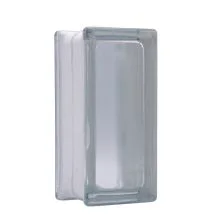 Basic HALF BLOCK RIVA in clear glass.