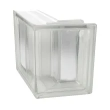 Fully transparent clear corner element.