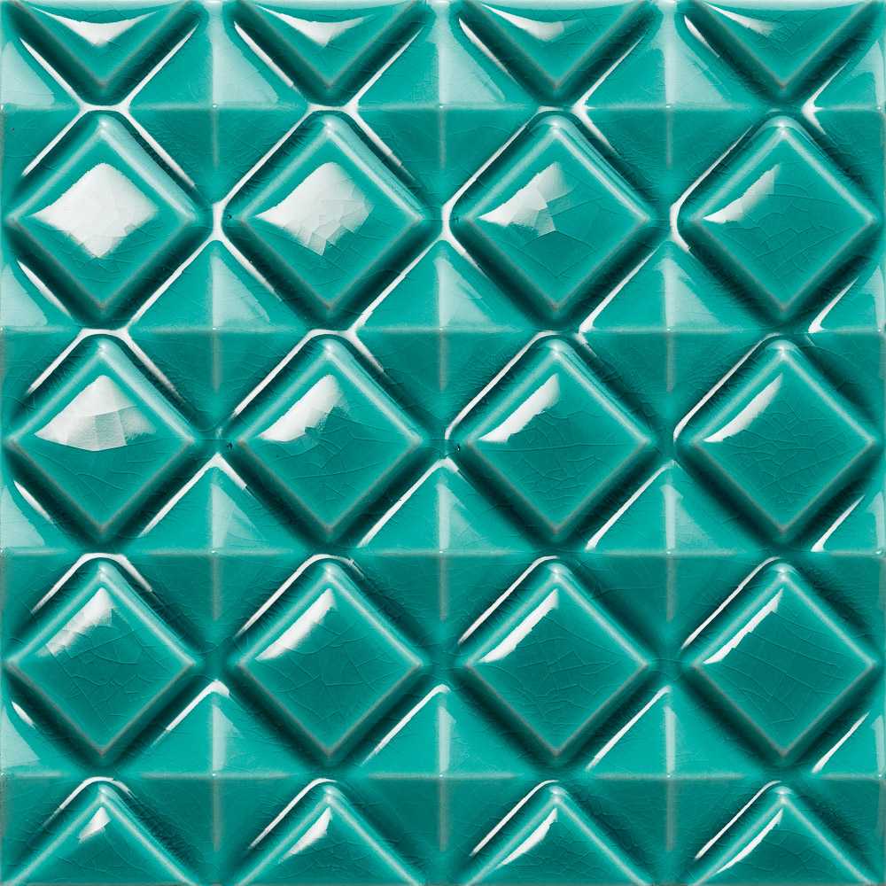 Allegro A41 Caribbean Green ceramic tile color sample.