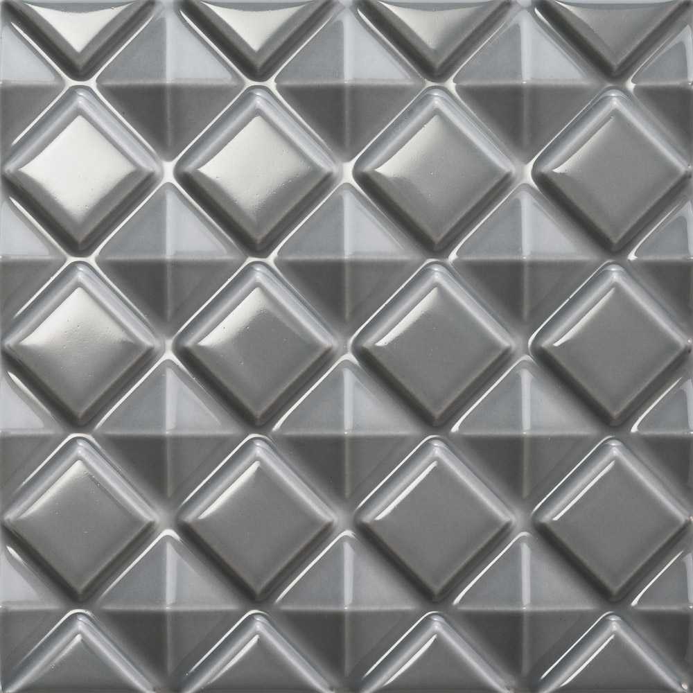 Allegro A01 Storm Grey ceramic tile color sample.
