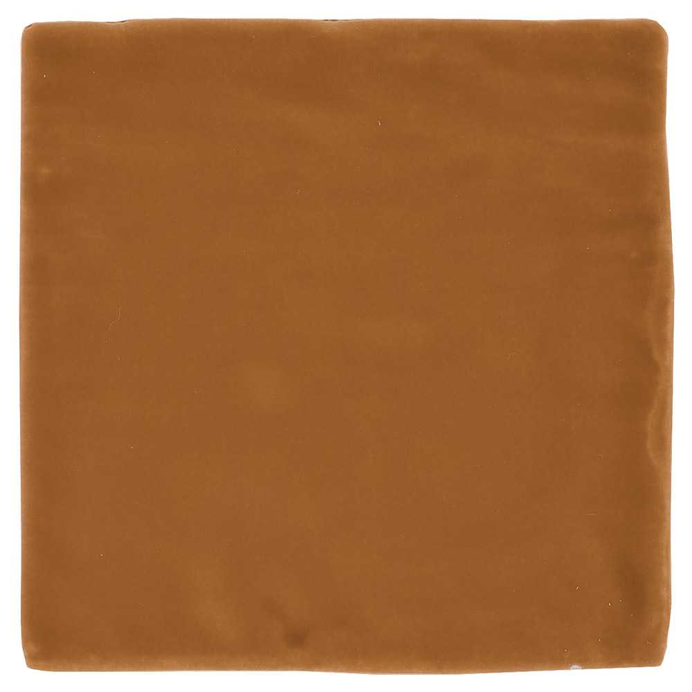 Essential E17 Amber Brown ceramic tile color sample.