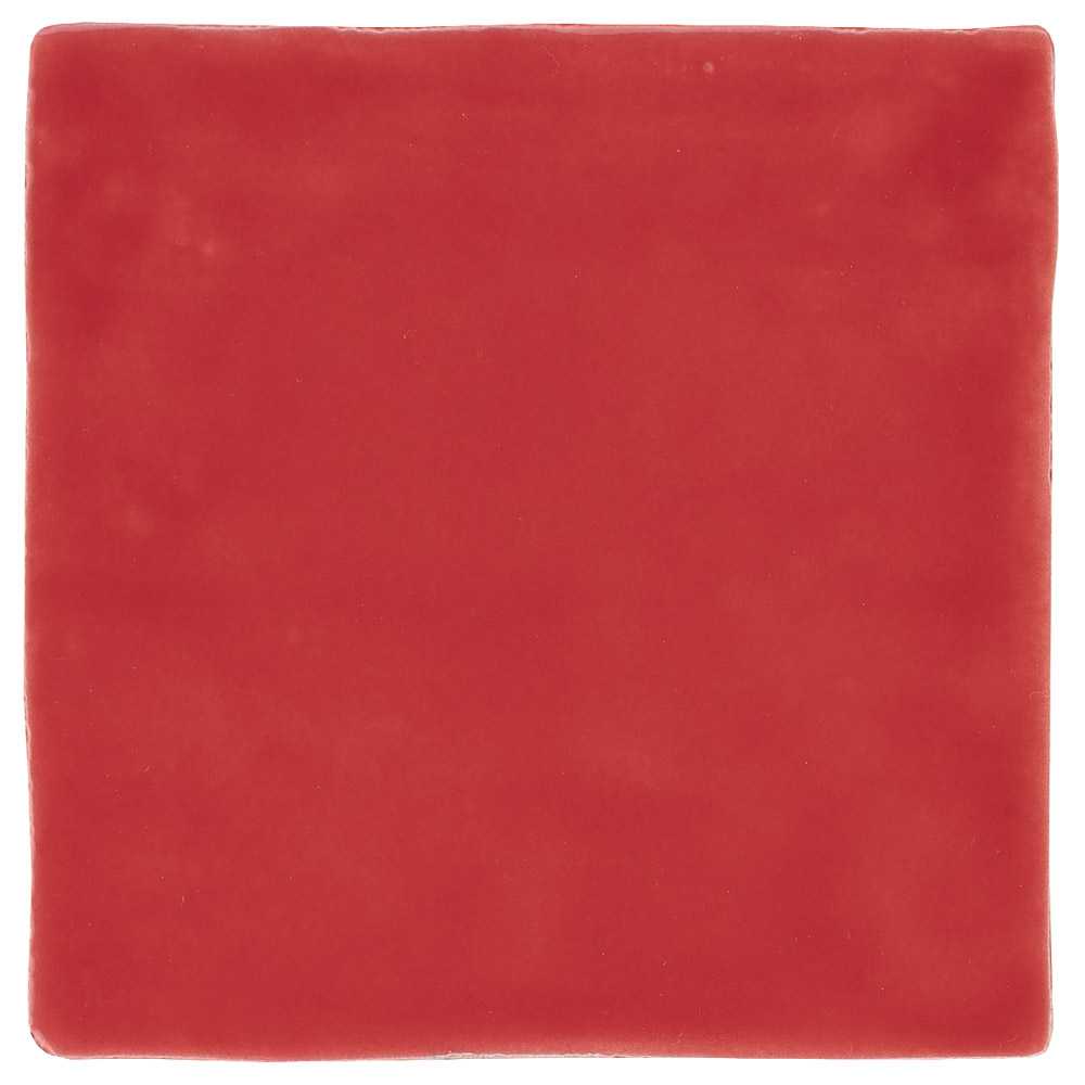 Essential E18 Pepper Red ceramic tile color sample.