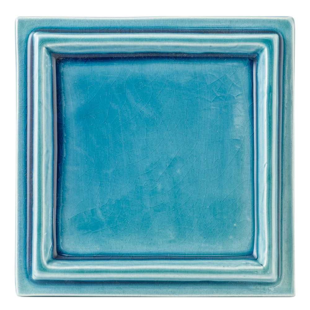 Arty AT10 Blue ceramic tile color sample.