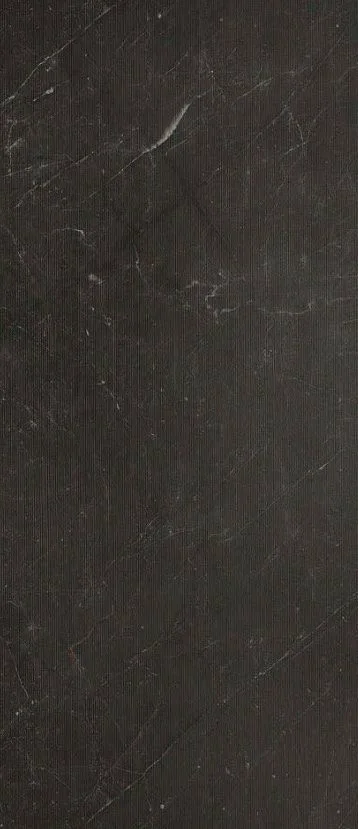 Monreale Black mineral wall panel texture.