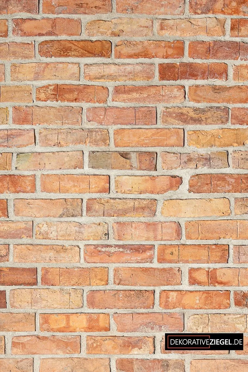 RETRO YELLOW reclaimed brick wall texture.